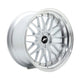 Japan Racing JR23 Alloy Wheel Package 17x7.5 ET40 17x8 ET30 5x114.3 Hyper Silver Machined Lip Honda e ZC7