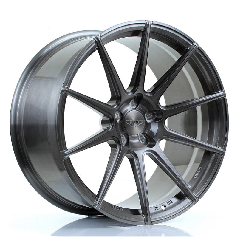JUDD T311R Forged Alloy Wheel 20x10.5 ET20 TO 45 5x114 Hand Brushed Titanium 72.6mm CB
