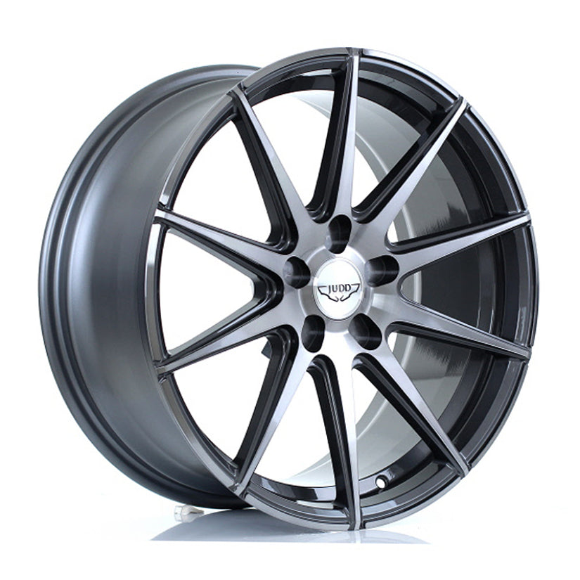 JUDD T311R Alloy Wheel 19x8.5 ET25 TO 45 5x115 Titanium Brushed 72.6mm CB