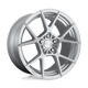 Rotiform R138 KPS Alloy Wheel 20x8.5 ET35 5x120 Gloss Silver Brushed 72.5mm CB