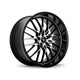 Konig Lace Alloy Wheel 18x8 ET45 5x114.3 Gloss Black Machined Face 73.1mm CB