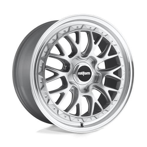 Rotiform R155 LSR Alloy Wheel 19x8.5 ET45 5x112 Gloss Silver Machined 66.56mm CB
