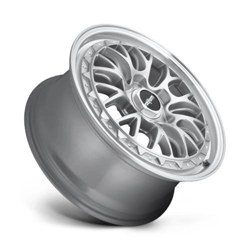 Rotiform R155 LSR Alloy Wheel 18x8.5 ET35 5x112 Gloss Silver Machined 66.56mm CB