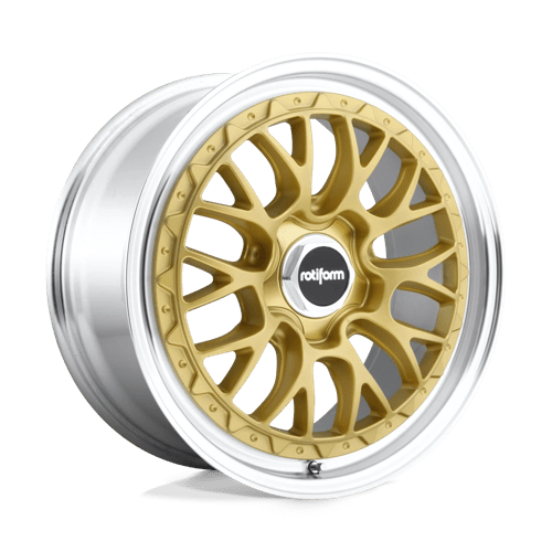 Rotiform R156 LSR Alloy Wheel 18x8.5 ET45 5x112 Matt Gold Machined 66.56mm CB