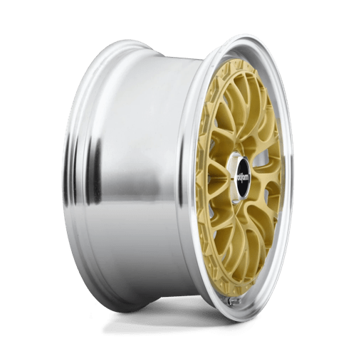 Rotiform R156 LSR Alloy Wheel 18x8.5 ET35 5x112 Matt Gold Machined 66.56mm CB