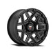 Mamba M23 Alloy Wheel 18x9 ET-12 5x127 Gloss Black With Machined Ball Cut 78.1mm CB
