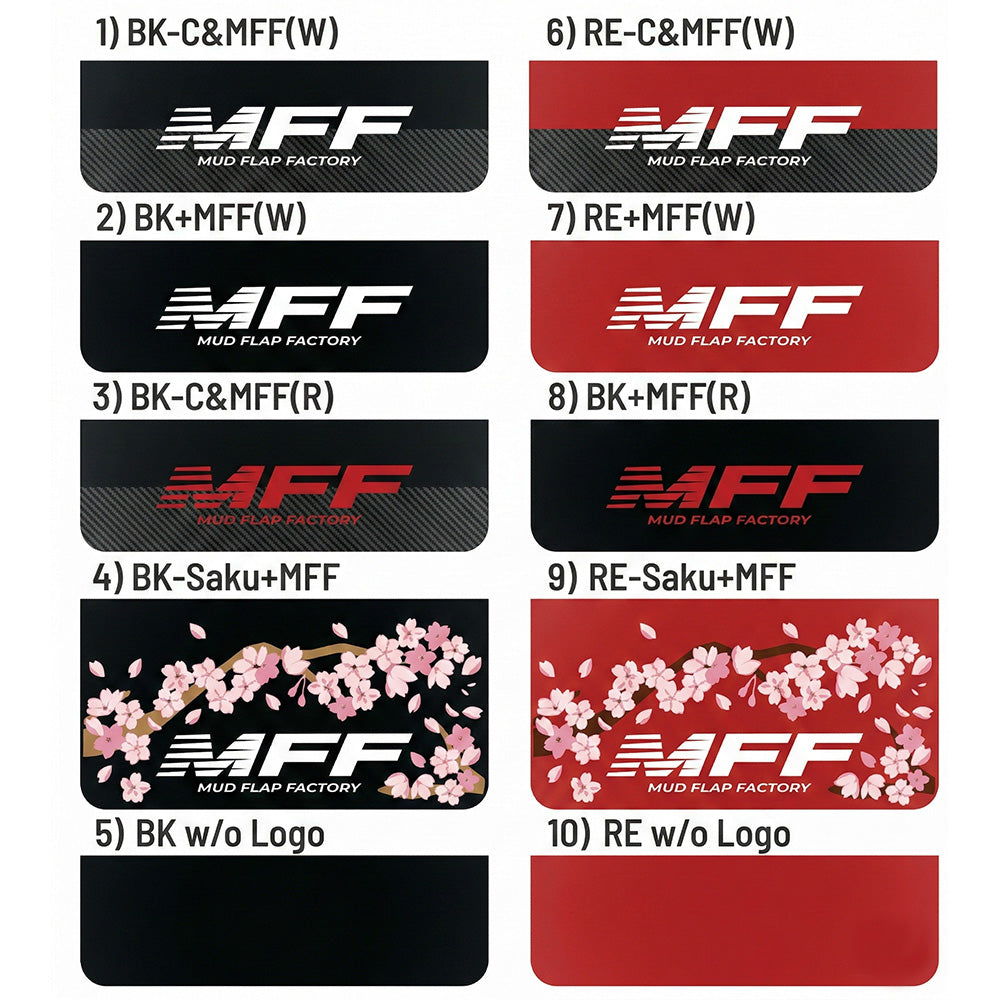 Mud Flap Factory MFF Mud Flaps Toyota GR Yaris 20+ Gen 1