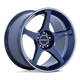 Motegi MR159 BATTLE V Alloy Wheel 18x8.5 ET22 5x114 Obsidian Blue Machined Lip Stripe 72.56mm CB