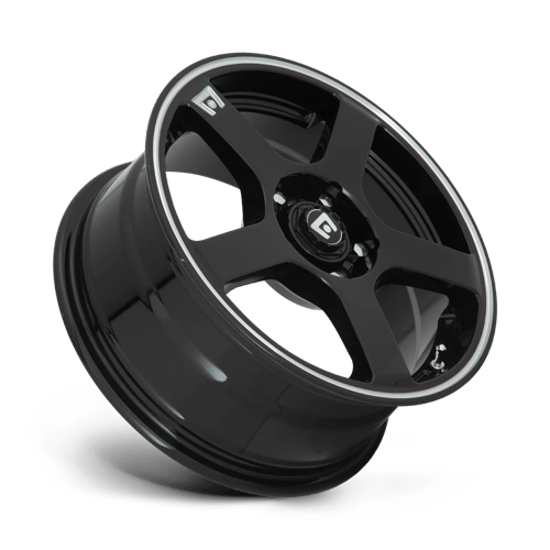 Motegi MR116 FS5 Alloy Wheel 16x7 ET40 5x100/5x114 Gloss Black With Machined Flange 72.56mm CB
