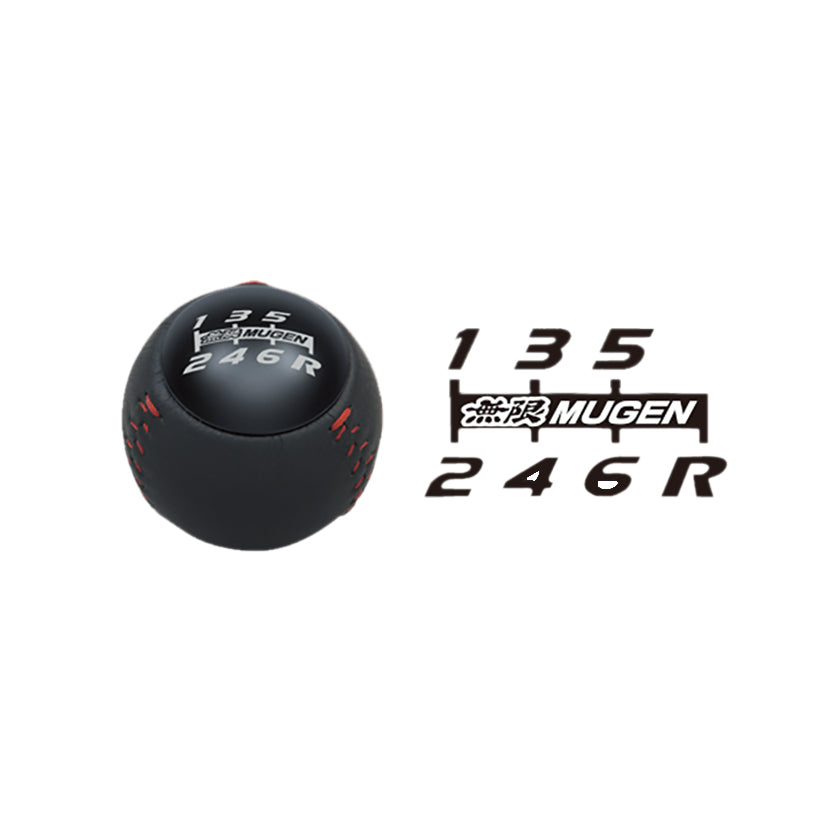 Mugen Leather Gear Shift Knob