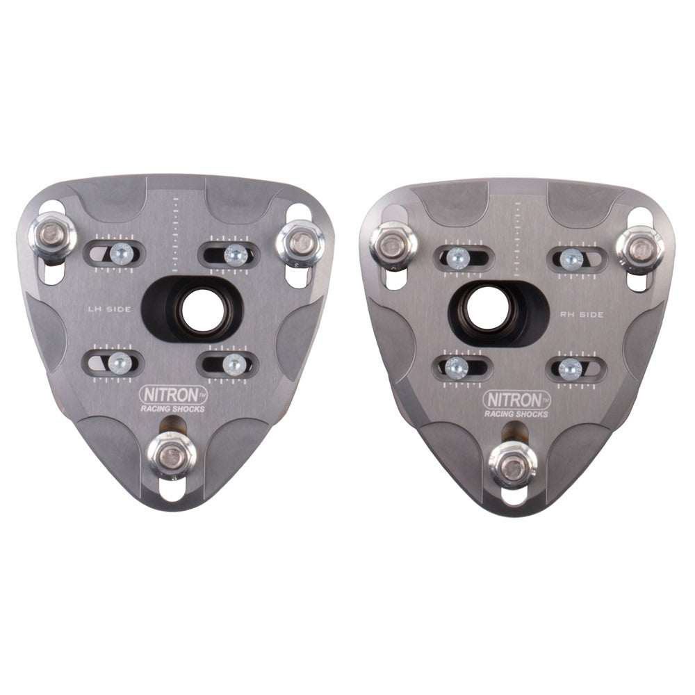 Nitron Adjustable Front Top Plates Pair Mitsubishi Lancer EVO X 07-16