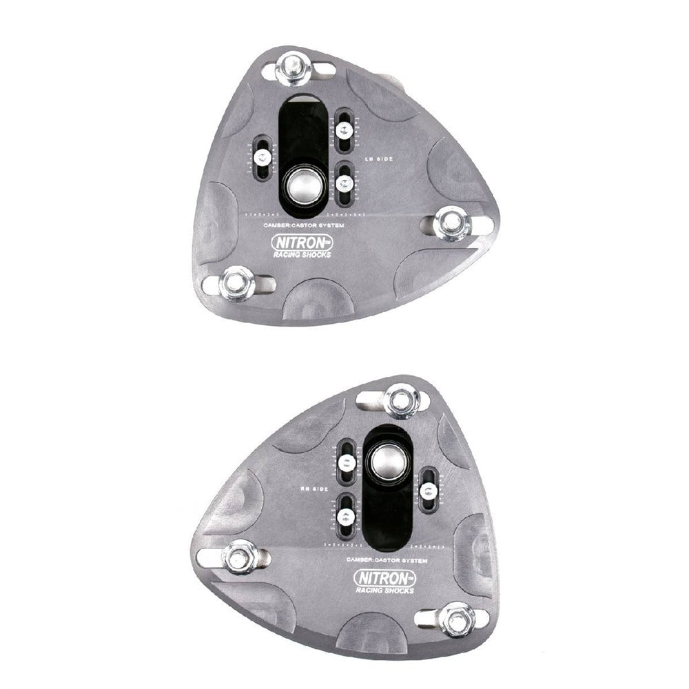 Nitron Adjustable Front Top Plates Pair Mitsubishi Lancer EVO 4 5 96-99