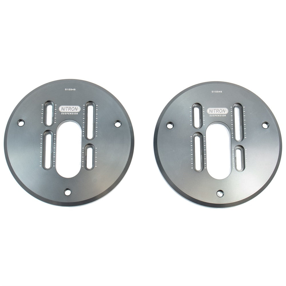 Nitron Adjustable Rear Top Plates Pair Porsche Cayman 987 04-12