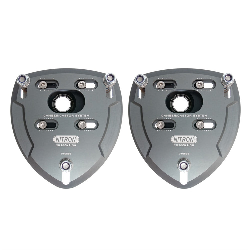 Nitron Adjustable Front Top Plates Pair VW Golf Mk7 R 4motion 13-20