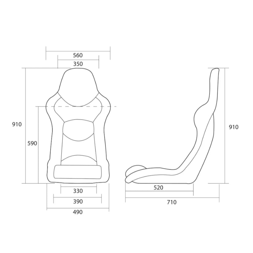 Cobra Nogaro Circuit Ebisu Bucket Seat Red