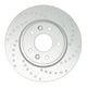 Probite Predator+ Vented Front Brake Discs with Drilled Holes Honda Civic FK2 FK8 Type R 350mm