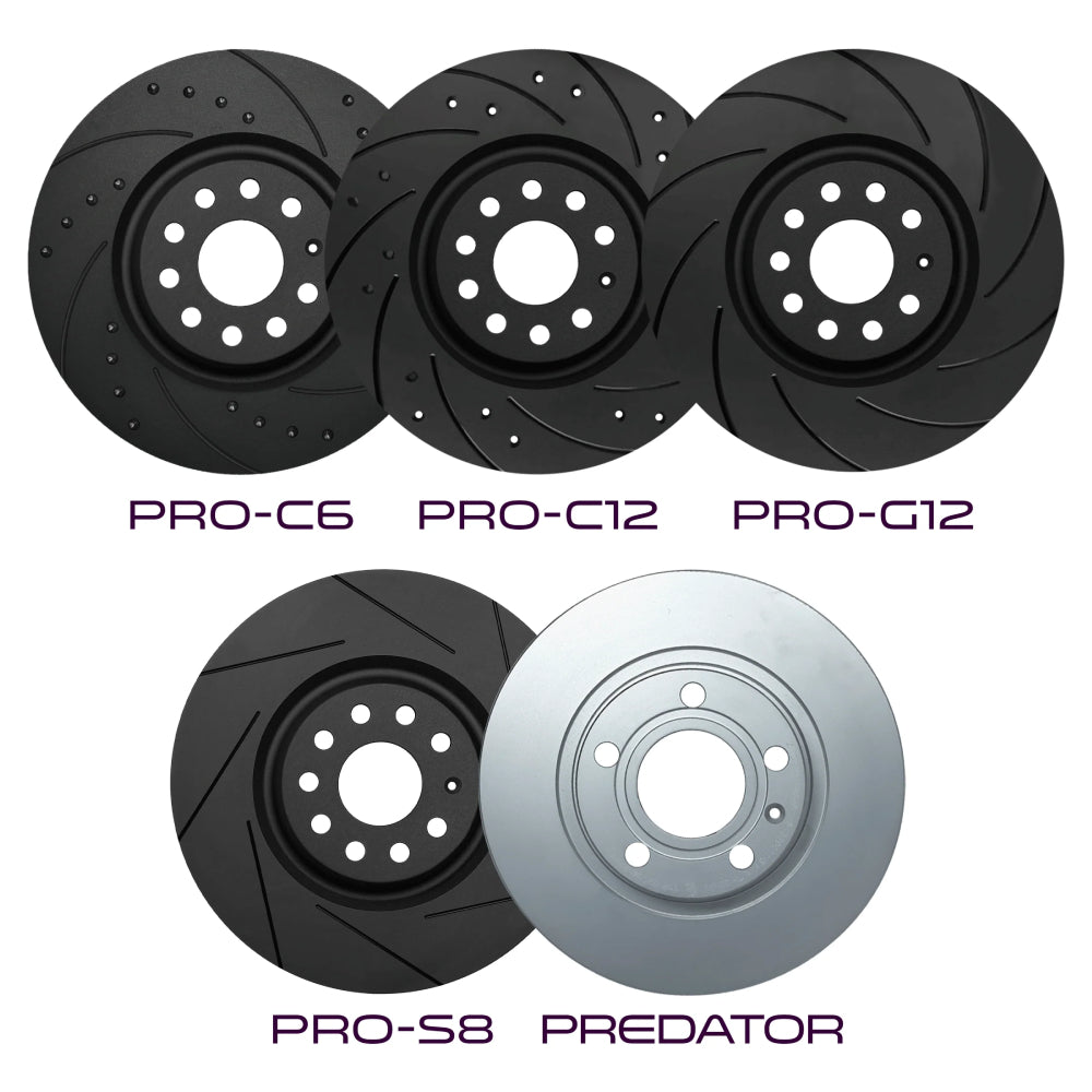 Probite Solid Performance Brake Discs 5x108 300mm - PRPD0392 - Rear Pair