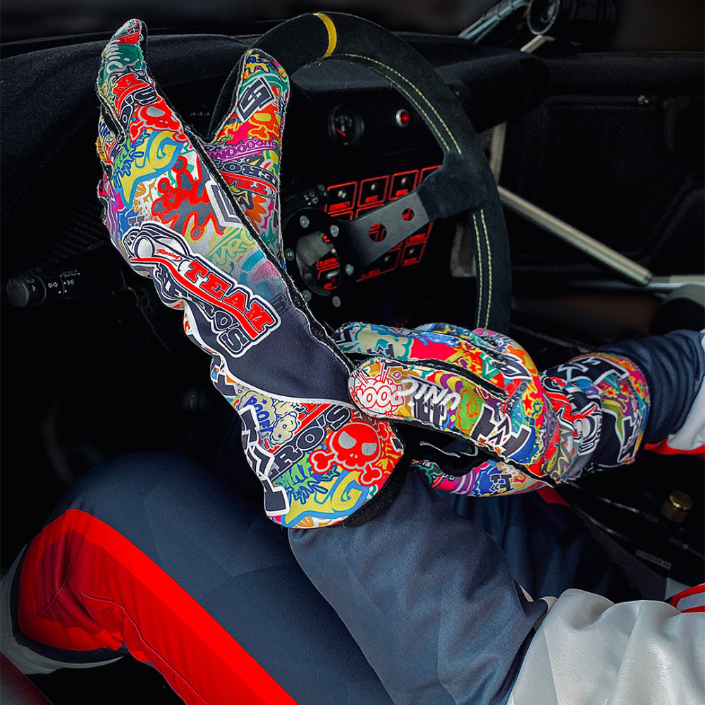 Marina Racewear Unic FIA 8856-2018 Race Gloves Custom design