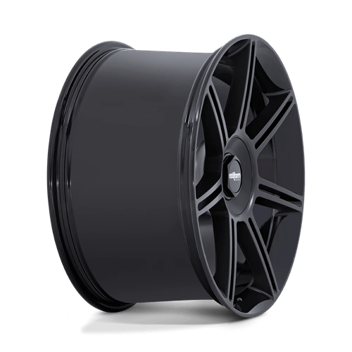 Rotiform FRA Alloy Wheel 22x10 ET56 5x130 Gloss Black With Matt Black Spokes 71.5mm CB