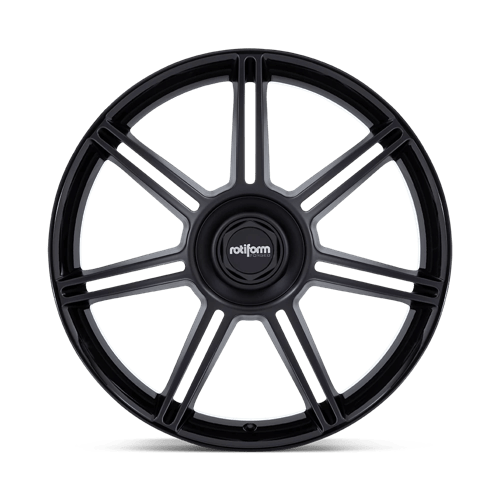 Rotiform FRA Alloy Wheel 22x10 ET56 5x130 Gloss Black With Matt Black Spokes 71.5mm CB