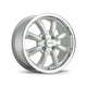 Konig Rewind Alloy Wheel 15x7 ET20 4x100 Silver Machined Lip 73.1mm CB