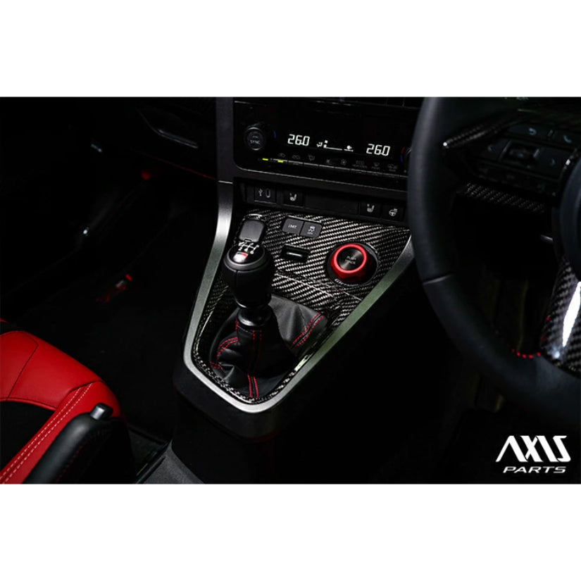 Axis Parts Carbon Fibre Shift Panel Cover Toyota GR Yaris Gen 2 24+ Manual