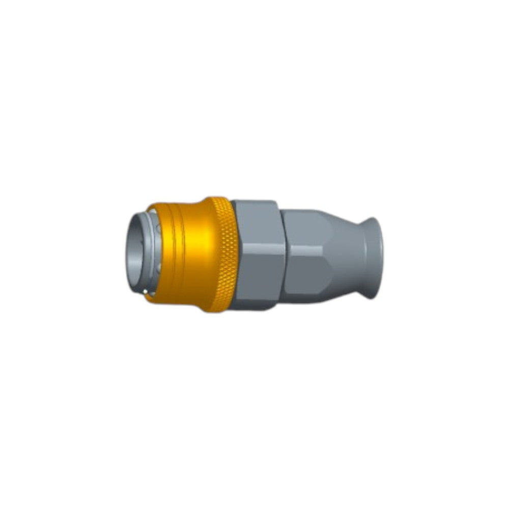 Tegiwa AN6-AN10 Standard and PTFE 0-90 Degree Quick Release Hose Fitting Set Female - ORB Male