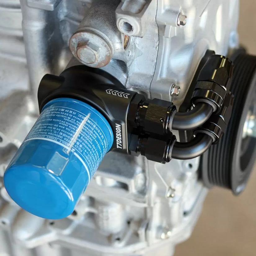 T7Design Oil Cooler Sandwich Plate (Non-Thermostatic) Honda K-Series K20 K24