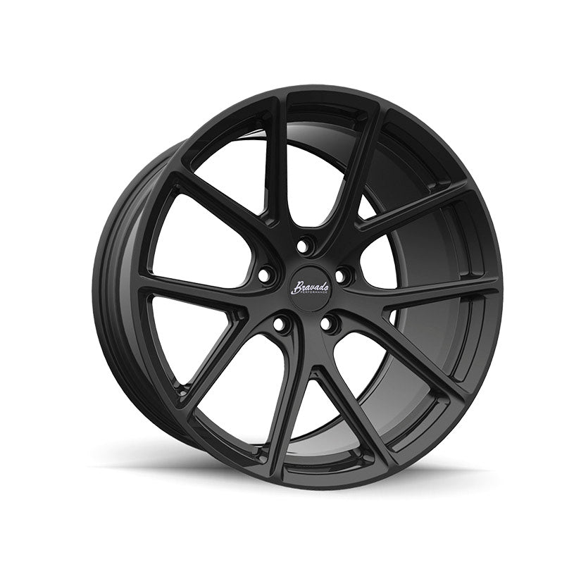 Bravado Tribute Alloy Wheel 20x11 ET21 5x115 Matte Black 71.5mm CB