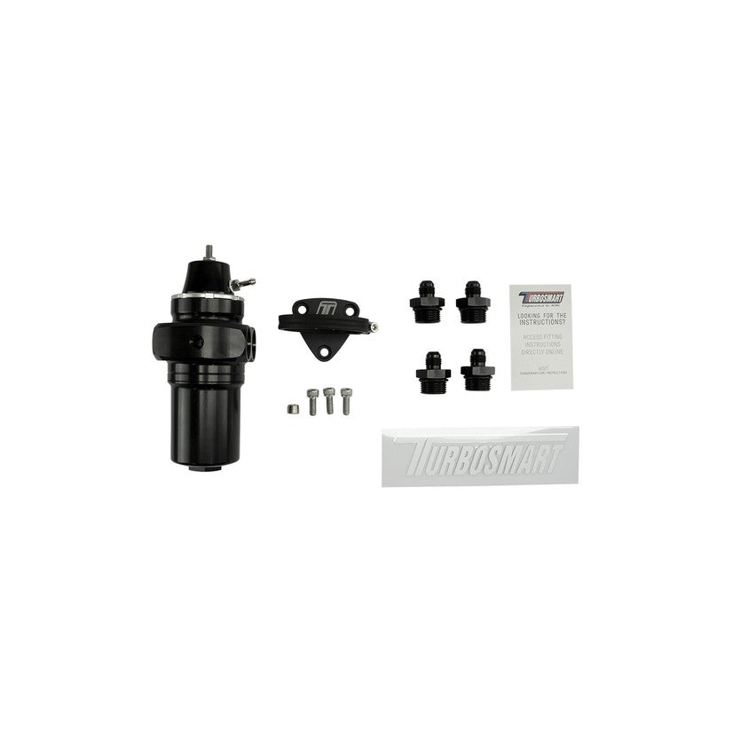 TurboSmart Black Fuel Pressure Regulator -6 / 6AN