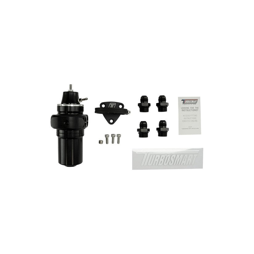 TurboSmart Black Fuel Pressure Regulator -8 / 8AN
