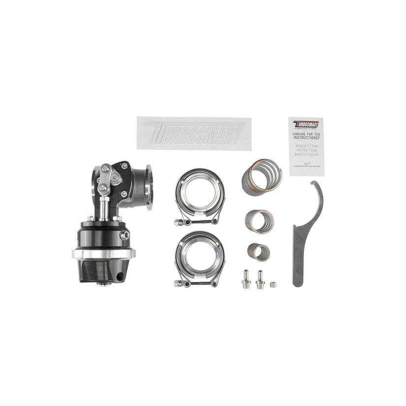 TurboSmart PSG40CG Pneumatic StraightGate40 Compressed Gas Black