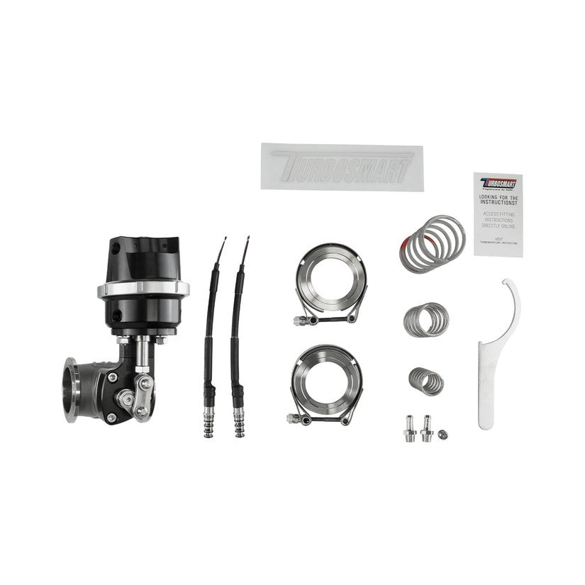 TurboSmart PSG40CG Pneumatic StraightGate40 Compressed Gas Black