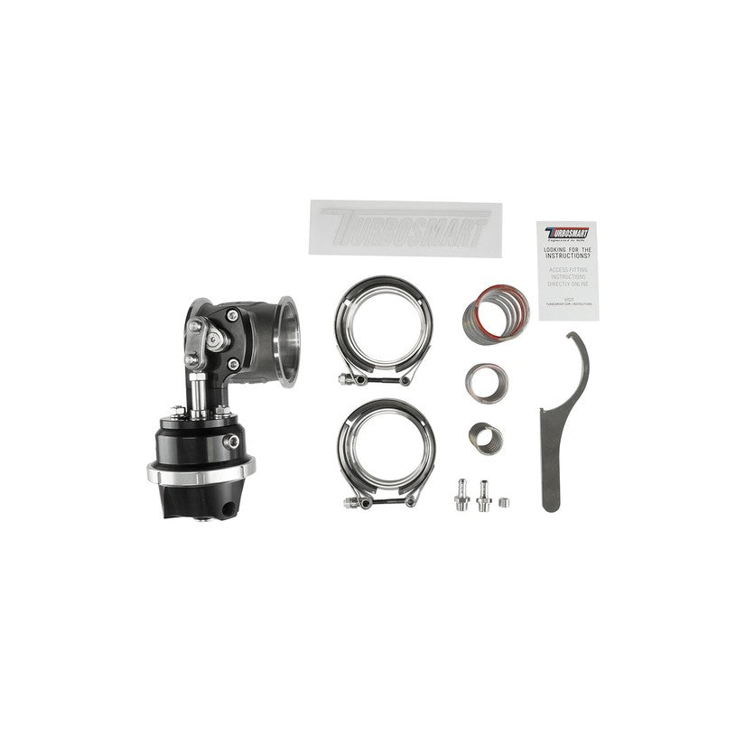 TurboSmart PSG50CG Pneumatic StraightGate50 Compressed Gas Black