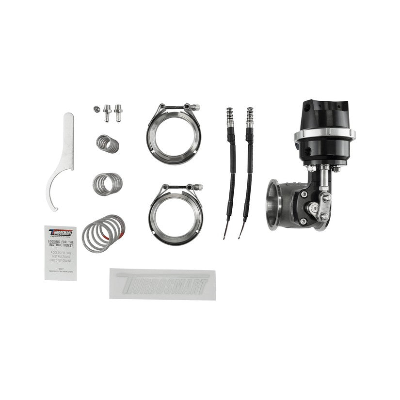 TurboSmart PSG50CG Pneumatic StraightGate50 Compressed Gas Black