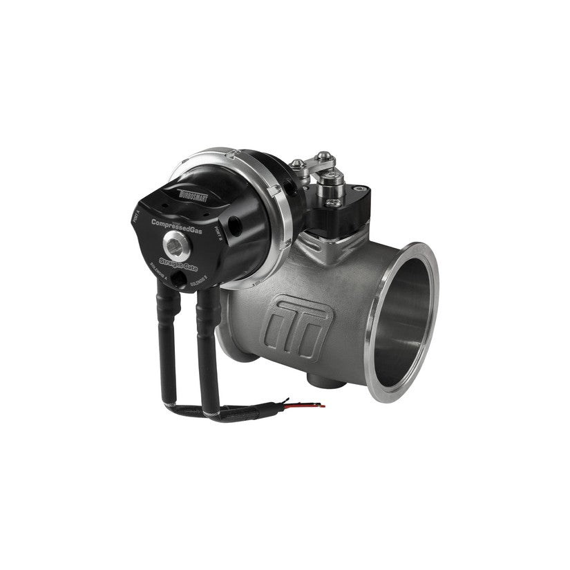 TurboSmart PSG76CG Pneumatic StraightGate76 Compressed Gas Black