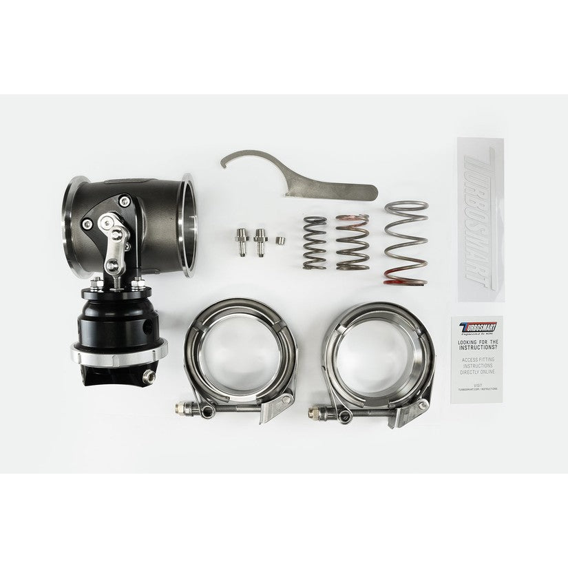 TurboSmart PSG76 Pneumatic Straight Gate 6psi Black