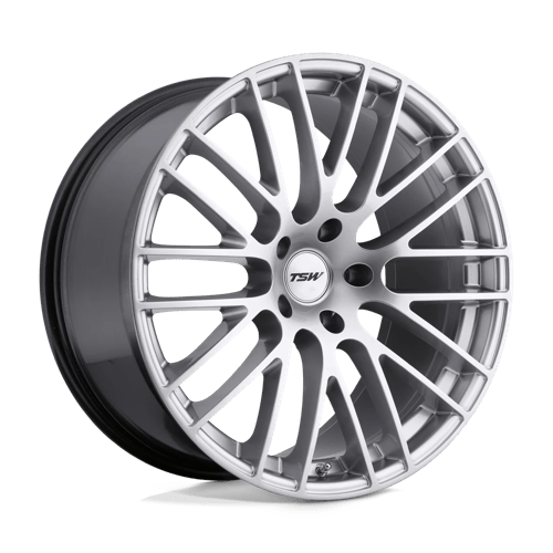 TSW MAX Alloy Wheel 20x10 ET35 5x120 Hyper Silver 76.1mm CB