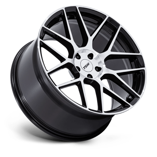 TSW TW002 LASARTHE Alloy Wheel 18x10.5 ET35 5x120 Gloss Black Machined 74.1mm CB