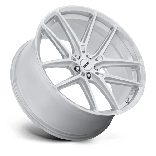 TSW TW006 IMOLA Alloy Wheel 20x10.5 ET38 5x114 Gloss Silver With Machined Face 72.56mm CB