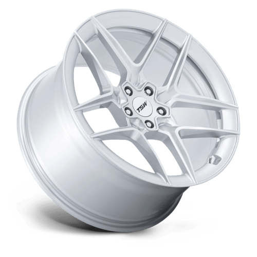 TSW TW008 SLIPSTREAM Alloy Wheel 19x8.5 ET35 5x112 Gloss Silver With Machined Face 66.56mm CB