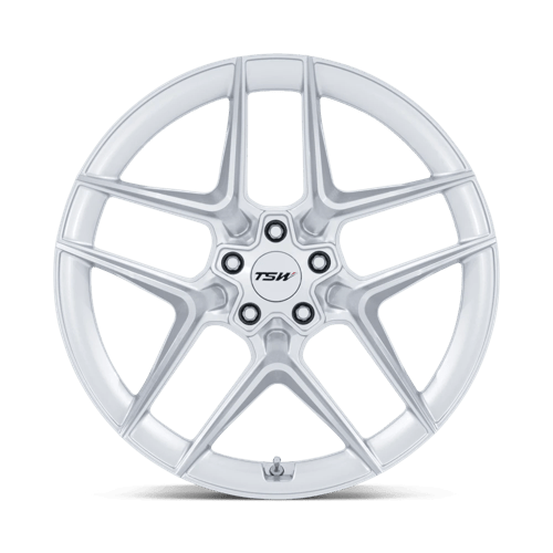 TSW TW008 SLIPSTREAM Alloy Wheel 20x10.5 ET38 5x120 Gloss Silver With Machined Face 74.1mm CB