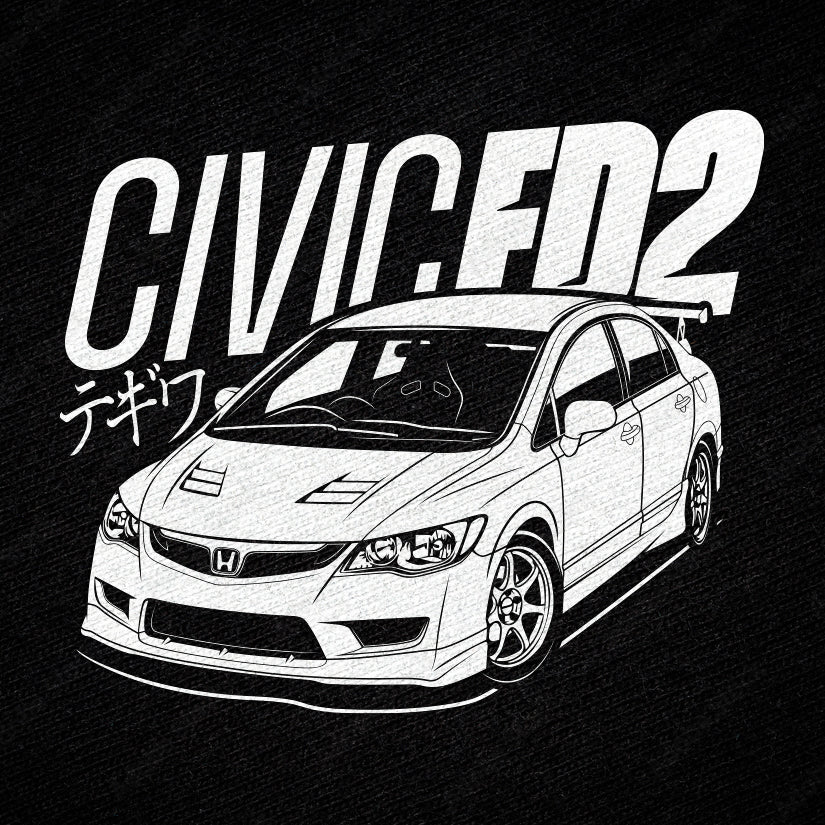 Tegiwa Honda Civic Type R FD2 T-Shirt