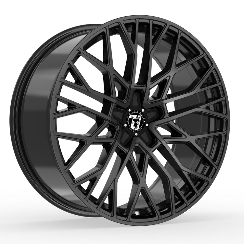 Wolfrace 71 Venom Alloy Wheel 20x9 ET40 5x118 Gloss Raven Black 110mm CB