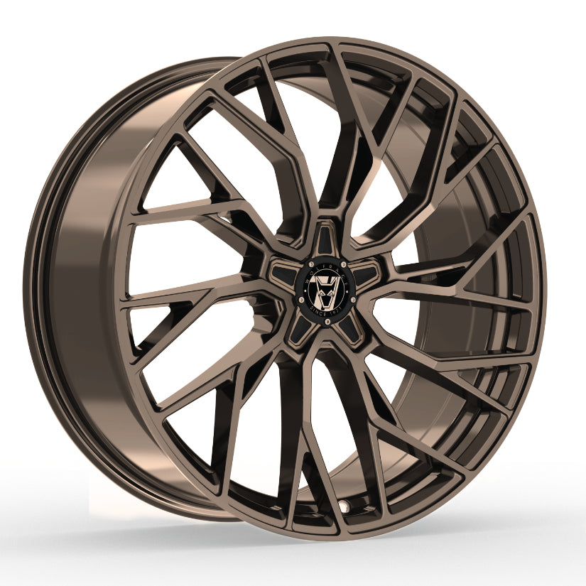 Wolfrace 71 Voodoo Alloy Wheel 20x8.5 ET38 5x112 Racing Bronze 110mm CB