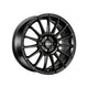 OZ Sport Superturismo LM Alloy Wheel 18x8 ET50 5x120 Matt Black Silver Lettering 64.06mm CB