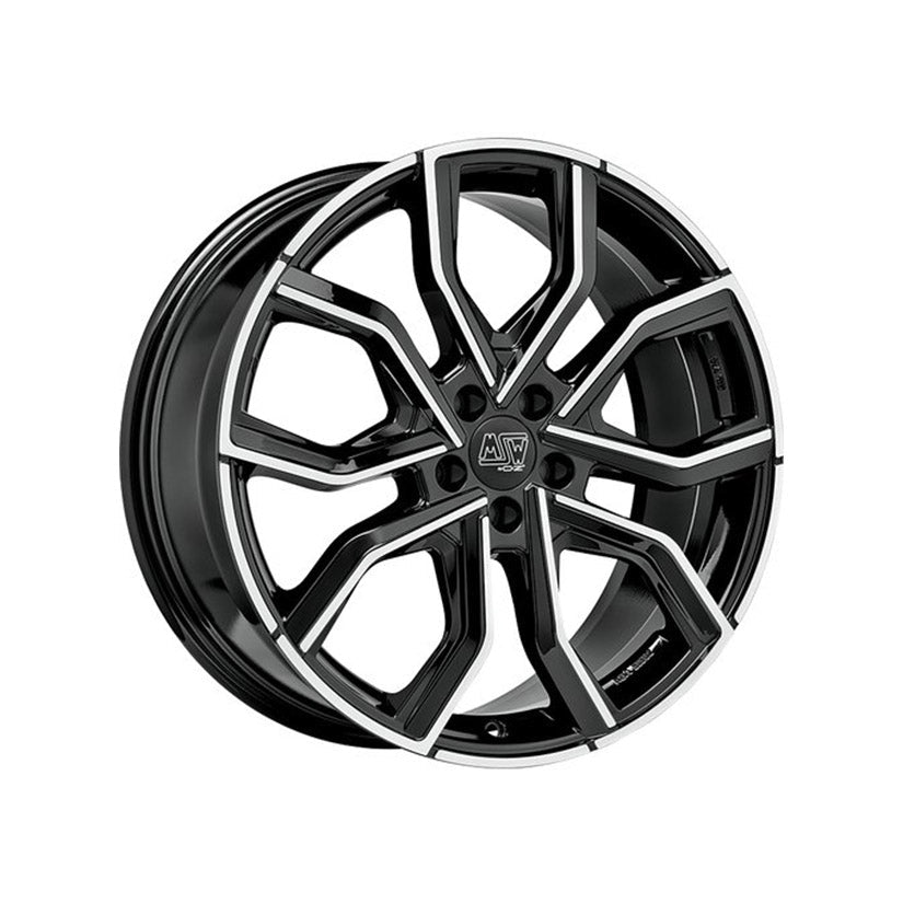 MSW Urban Cross 41 Alloy Wheel 20x10.5 ET40 5x112 Gloss Black Full Polished 73mm CB