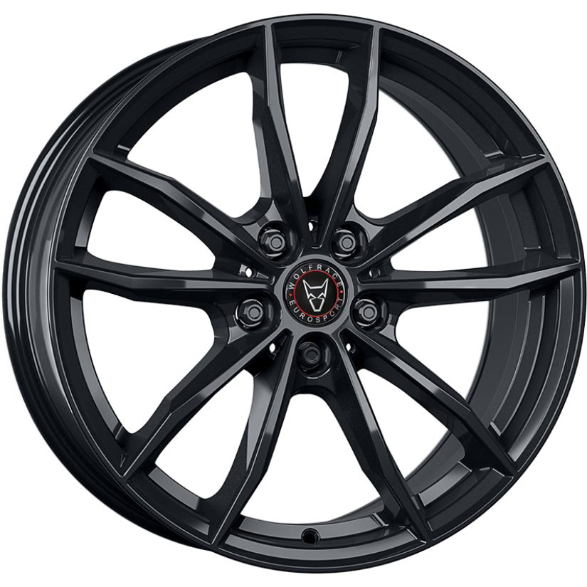 Wolfrace Eurosport TUV X12 Alloy Wheel 18x7.5 ET46 5x112 Diamond Black 57.1mm CB
