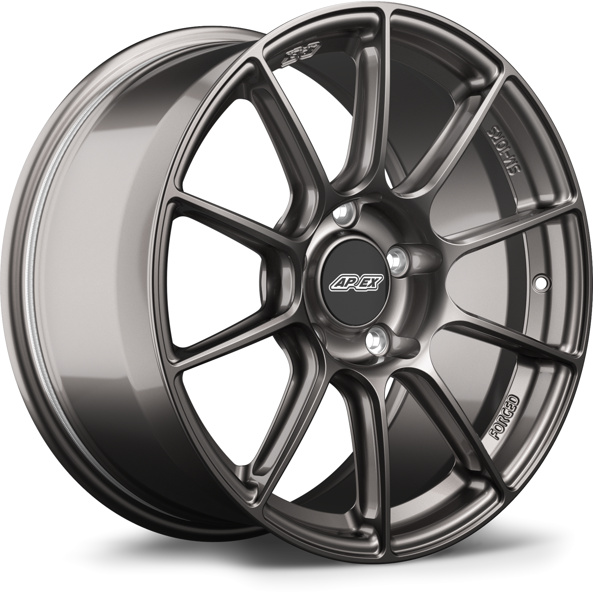 Apex SM-10RS Forged Alloy Wheel 18x9 ET42 5x100 Anthracite 56.1mm CB