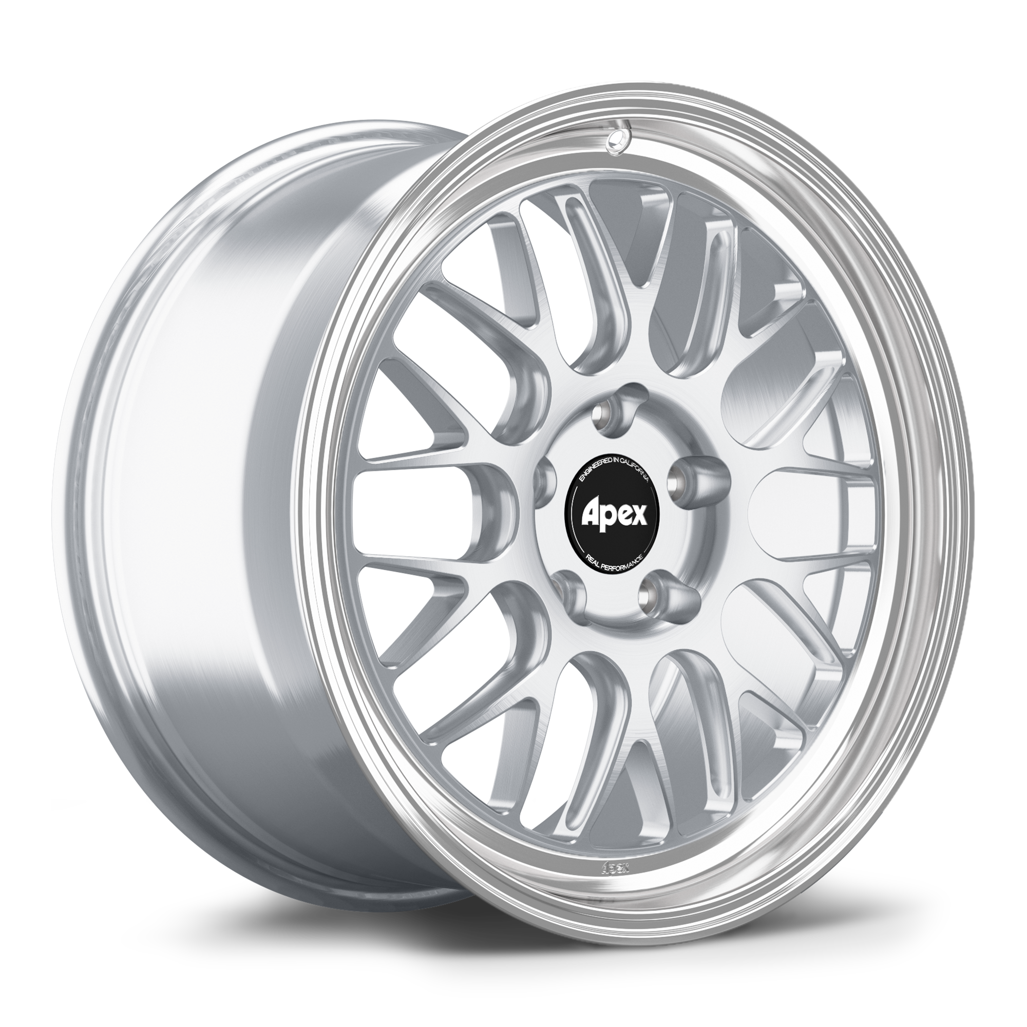 Apex ML-10RT Forged Alloy Wheel 18x9 ET46 5x130 Brushed Clear - Machined Lip 71.6mm CB